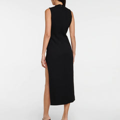 Deep V Slip Evening Dress Gown