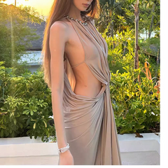 Cut Out Long Dress