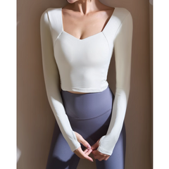 Yoga Pilates Backless Fitted Fitness Top