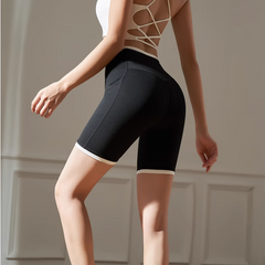 Yoga Pilates Bi-Color Fitness Shorts