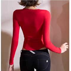 Yoga Pilates Long Sleeves Fitted Bodysuit Activewe