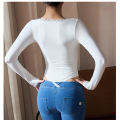 Yoga Pilates Long Sleeves Fitted Bodysuit Activewe