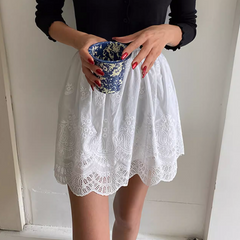 Lace Mini Skirt