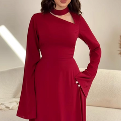 Cut Out Evening Dress Gown