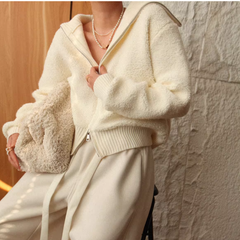 Zip Knitwear Cardigan