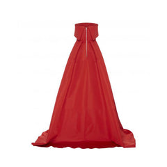 Front Opening Tube Evening Dress Gown