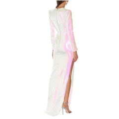 Sequinned Slip Evening Dress Gown