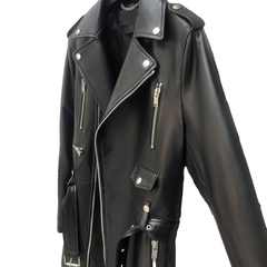 Leather Long Coat