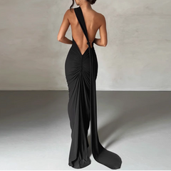 One Shoulder Maxi Dress