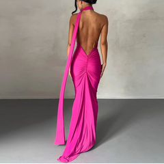 One Shoulder Maxi Dress