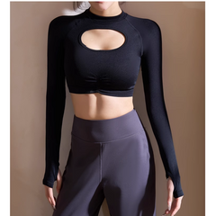 Yoga Pilates Backless Fitted Fitness Top