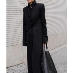 Lapel Long Coat