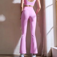 Yoga Pilates Lace Up Fitted Stretch Leggings