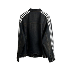 Striped Denim Jacket