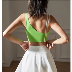 Yoga Pilates Striped Fitted Sports Bra