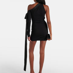 Strap One-Shoulder Evening Dress Gown