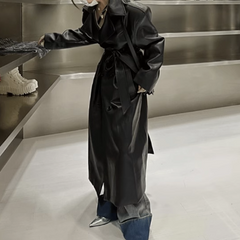 Leather Trench Coat