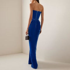 Slip Tube Evening Dress Gown