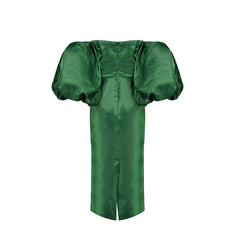 Puff Sleeves Off-Shoulder Maxi Dress