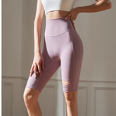 Yoga Pilates Cut Out Fitness Shorts