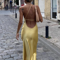 Side Opening Long Dress