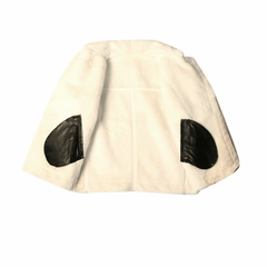 Oversized Shearling Biker Jacket Coat