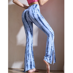 Yoga Pilates Printed Fitted Stretch Leggings