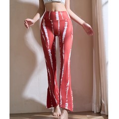 Yoga Pilates Printed Fitted Stretch Leggings