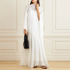 Back V Evening Dress Gown