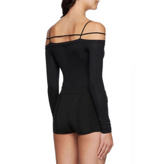 Off-Shoulder Long Sleeves Top