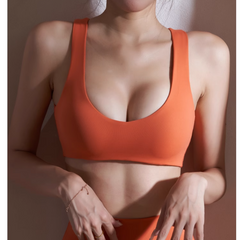 Yoga Pilates Cut Out Fitted Sports Bra