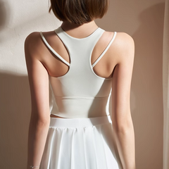 Yoga Pilates Double Layer Fitted Sports Bra