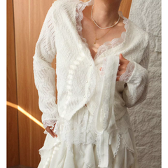 Lace Knitwear Cardigan