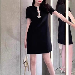 Diamante Star Mini Dress