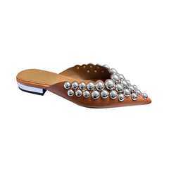 Studded Slippers Slides