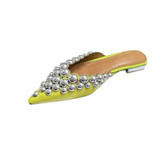 Studded Slippers Slides