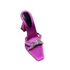 Diamante Mules Sandals