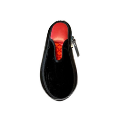 Zip Embellished Slippers Slides