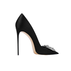 Diamante Bucked High Heel Pumps - 10cm