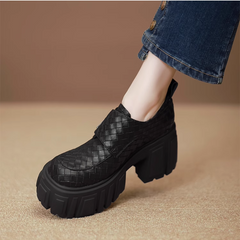 Braided Platform Oxfords