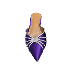 Diamante Slippers Slides