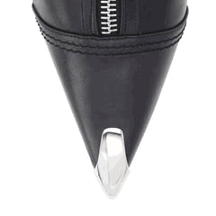 Buckled High Heel Ankle Boots