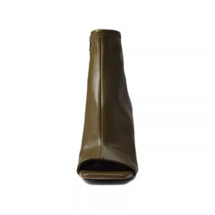 Block Heel Ankle Summer Boots