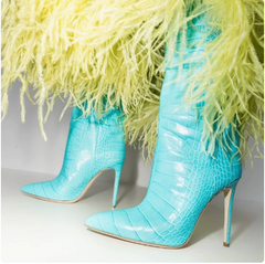 Stiletto Heel Knee High Boots