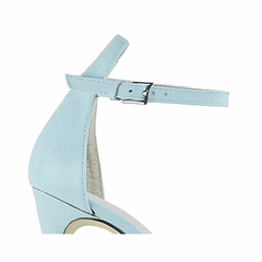 Platform Leather High Heel Sandals - 10cm