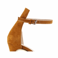 Platform Suede High Heel Sandals - 10cm