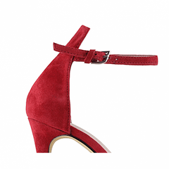 Platform Suede High Heel Sandals - 10cm