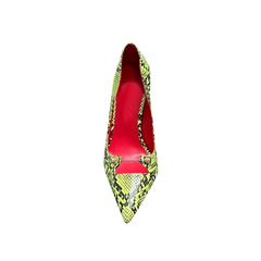 Printed High Heel Pumps