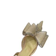 Diamante Kitten Heel Sandals