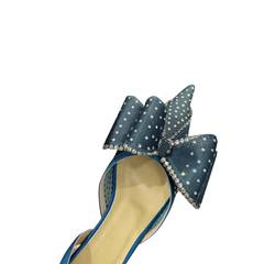 Diamante Kitten Heel Sandals